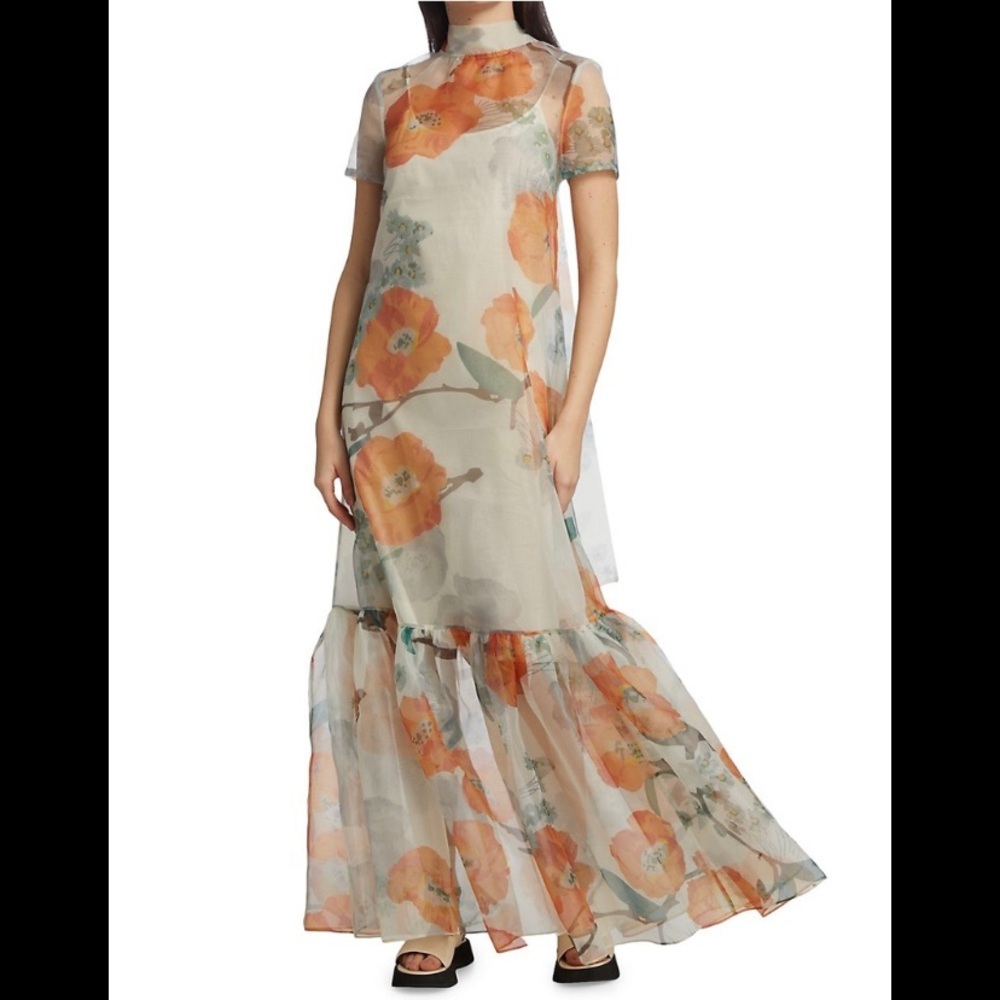 STAUD
Callaluna Floral Print Dress